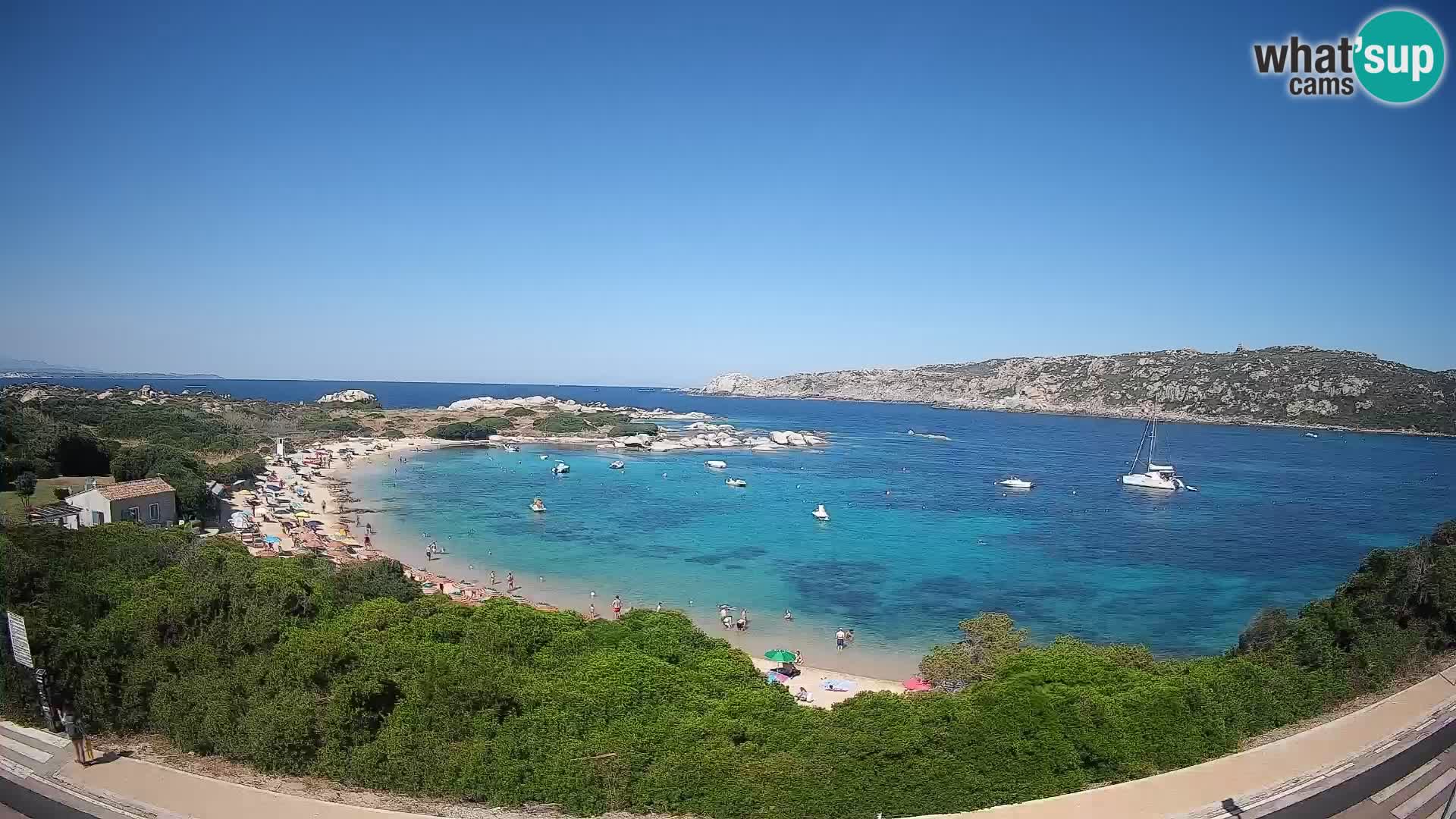 Spletna kamera Rena di Levante – Pogled v živo na Capo Testa