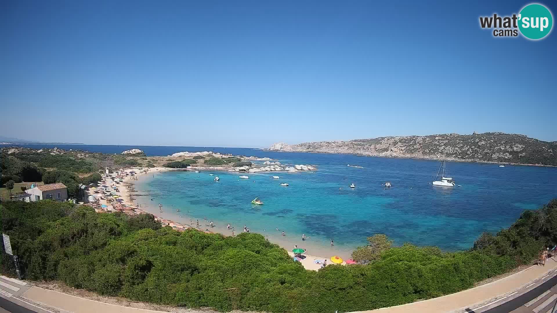 Web kamera Rena di Levante – Pogled uživo s Capo Testa