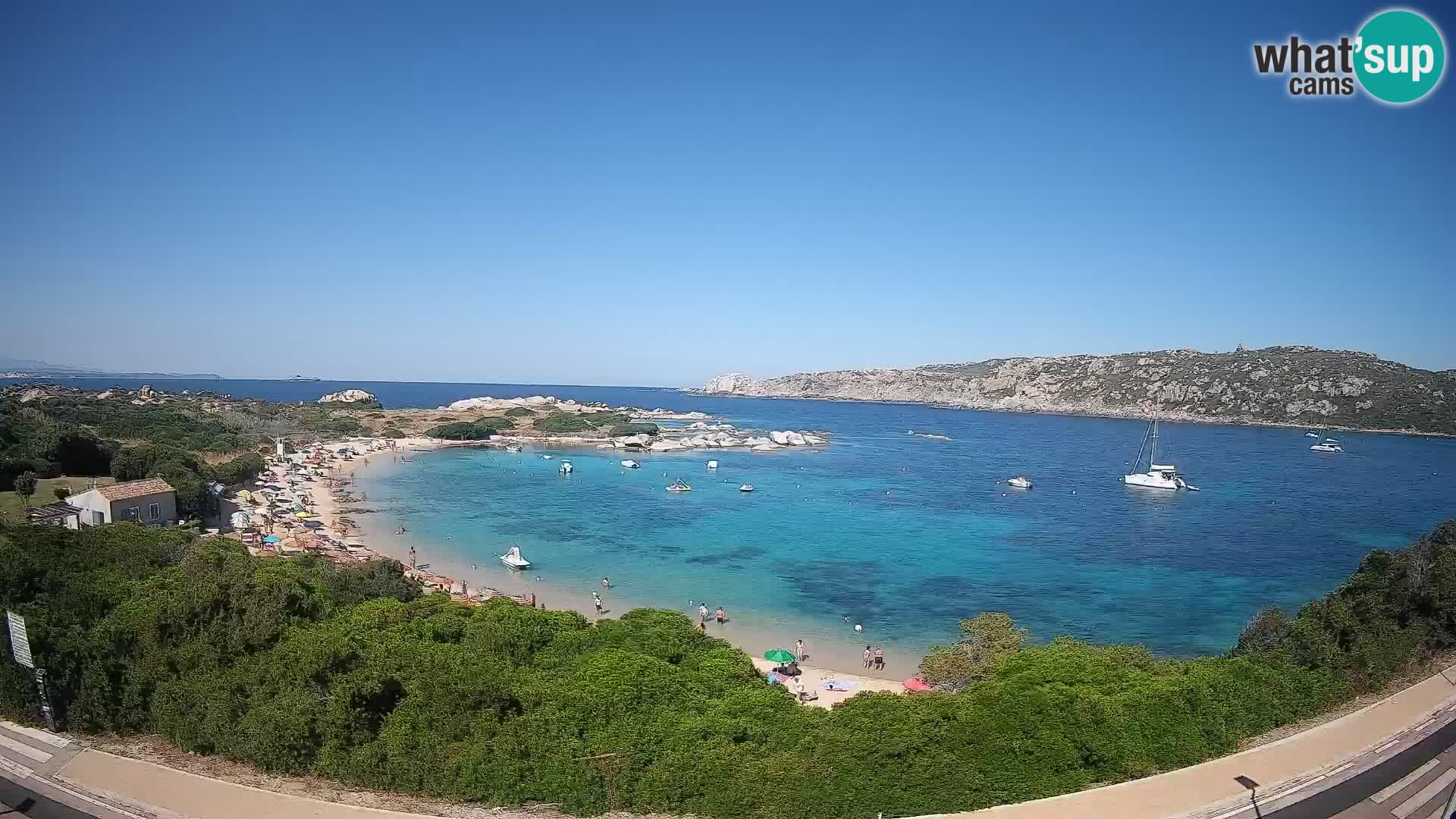 Webcam Rena di Levante – Live View from Capo Testa