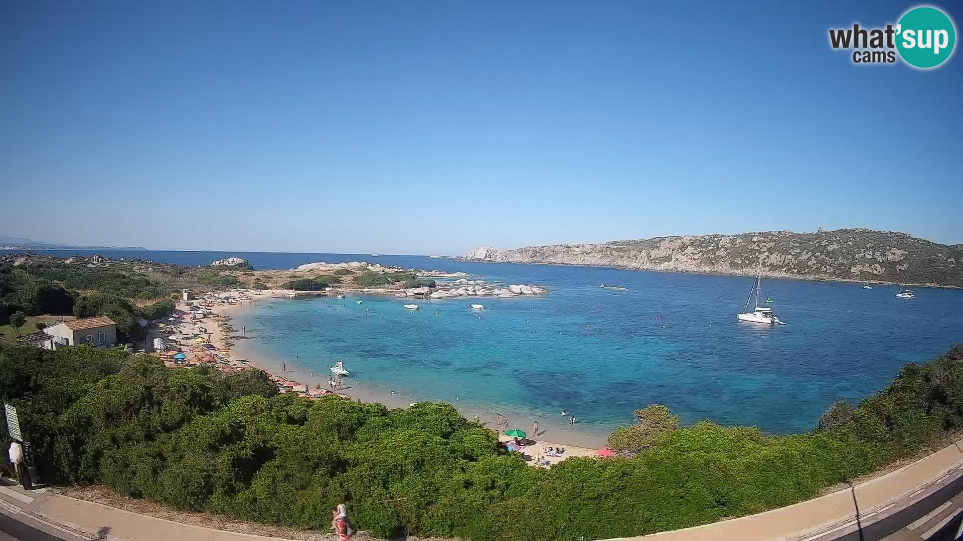 Spletna kamera Rena di Levante – Pogled v živo na Capo Testa
