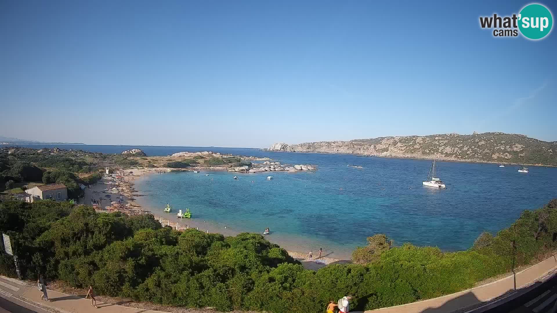 Web kamera Rena di Levante – Pogled uživo s Capo Testa