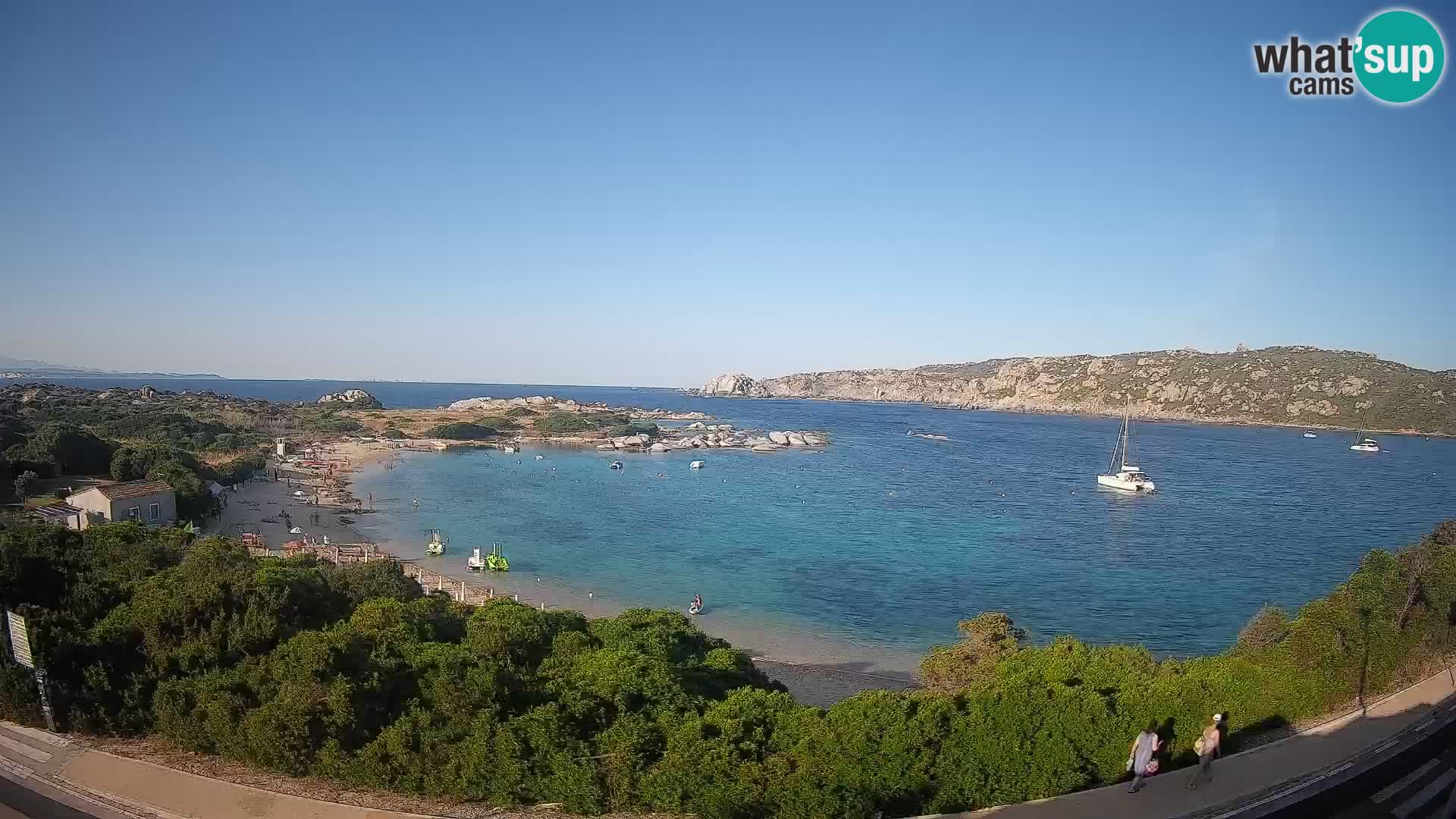 Spletna kamera Rena di Levante – Pogled v živo na Capo Testa