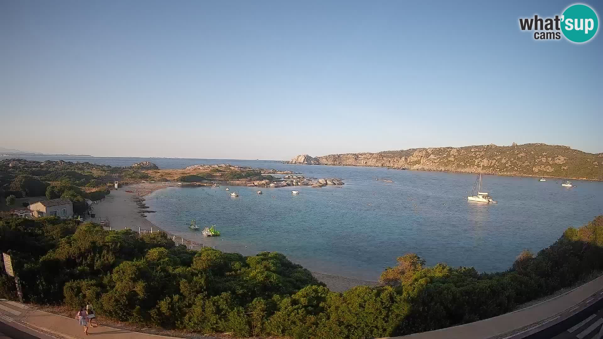 Spletna kamera Rena di Levante – Pogled v živo na Capo Testa