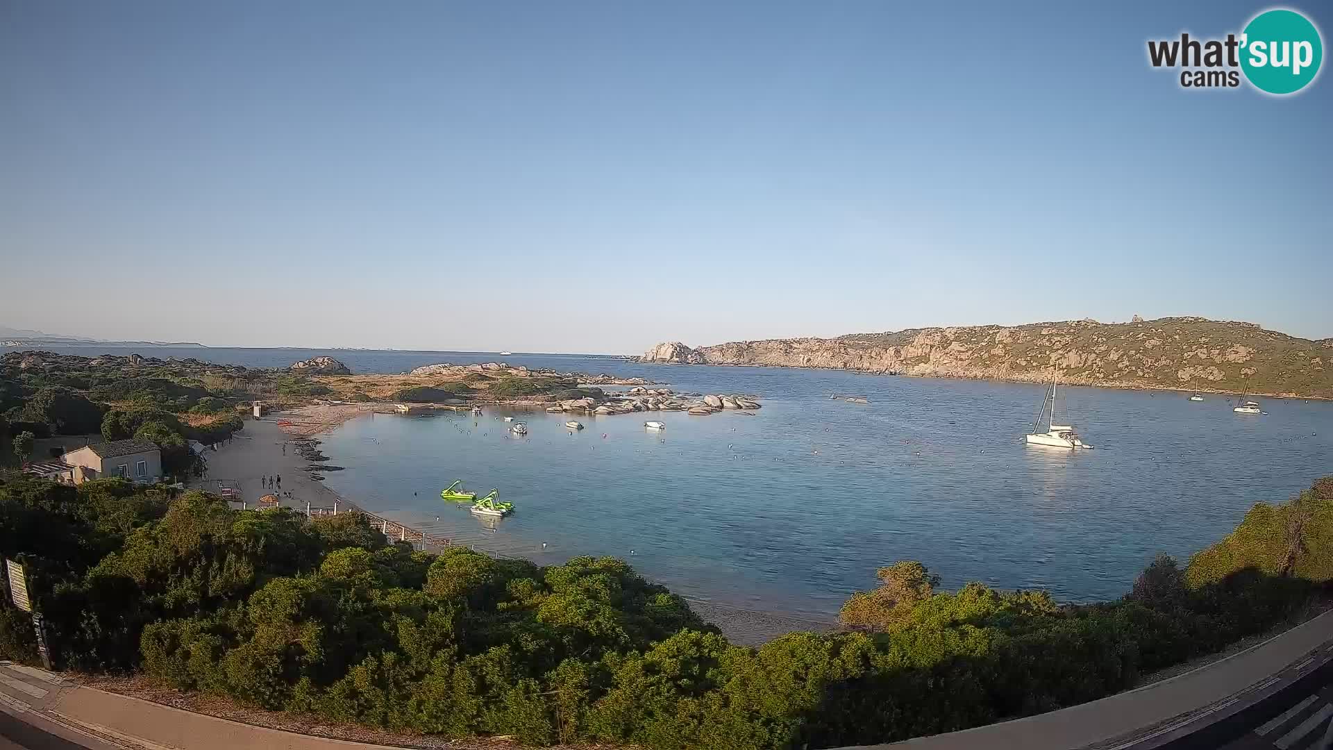 Webcam Rena di Levante – Live View from Capo Testa
