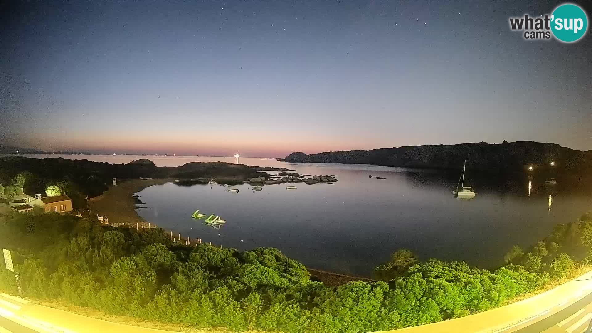 Webcam Rena di Levante – Live View from Capo Testa