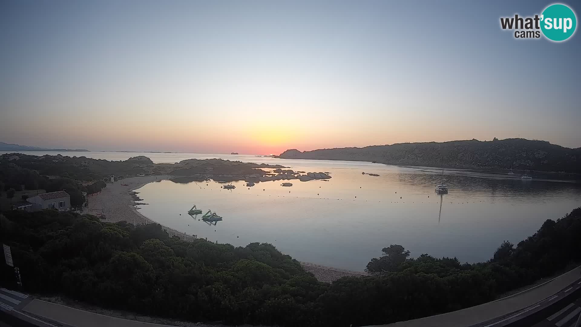 Webcam Rena di Levante – Live View from Capo Testa