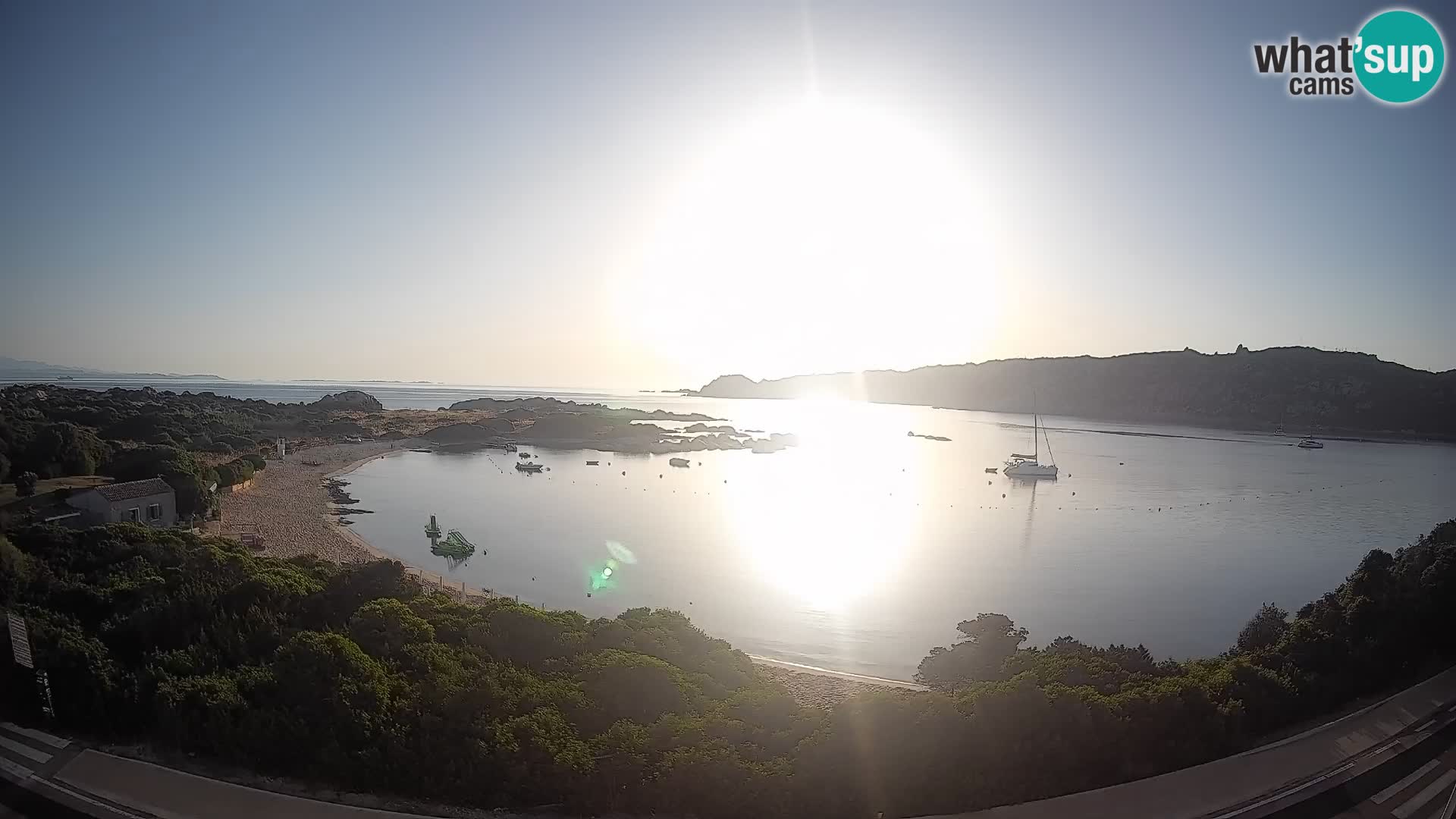 Webcam Rena di Levante – Live View from Capo Testa