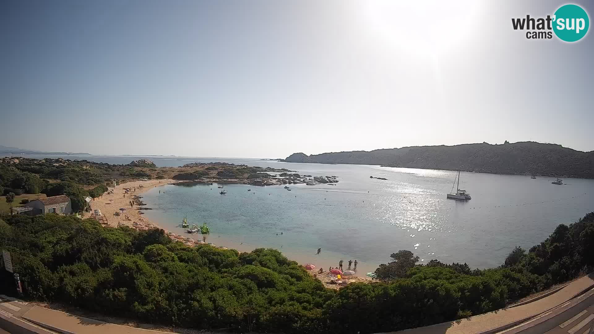 Webcam Rena di Levante – Live View from Capo Testa