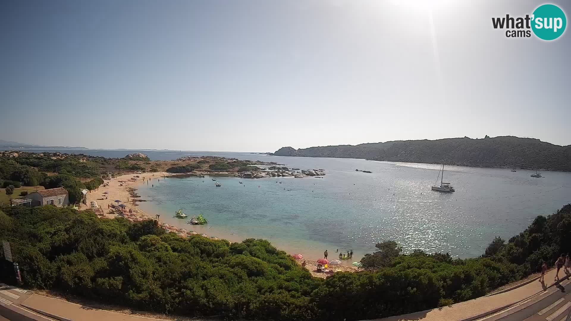 Spletna kamera Rena di Levante – Pogled v živo na Capo Testa