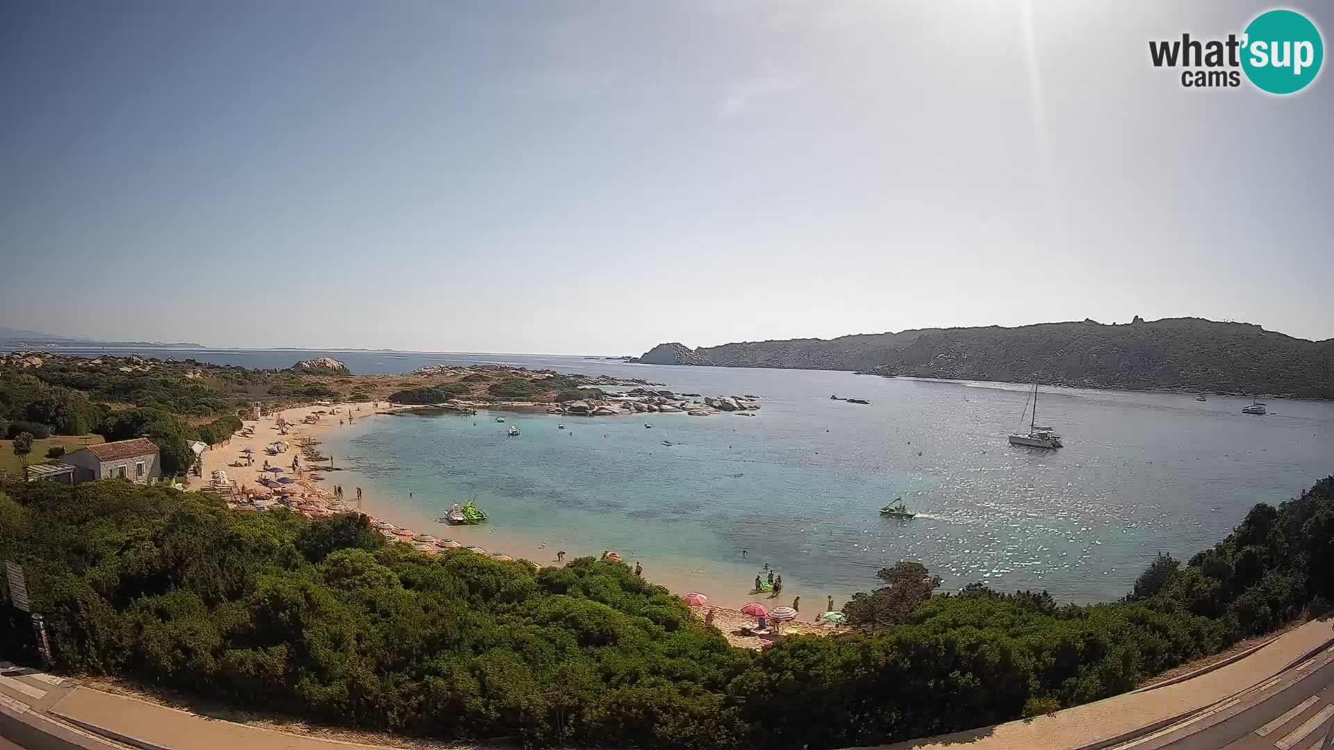 Webcam Rena di Levante – Live View from Capo Testa