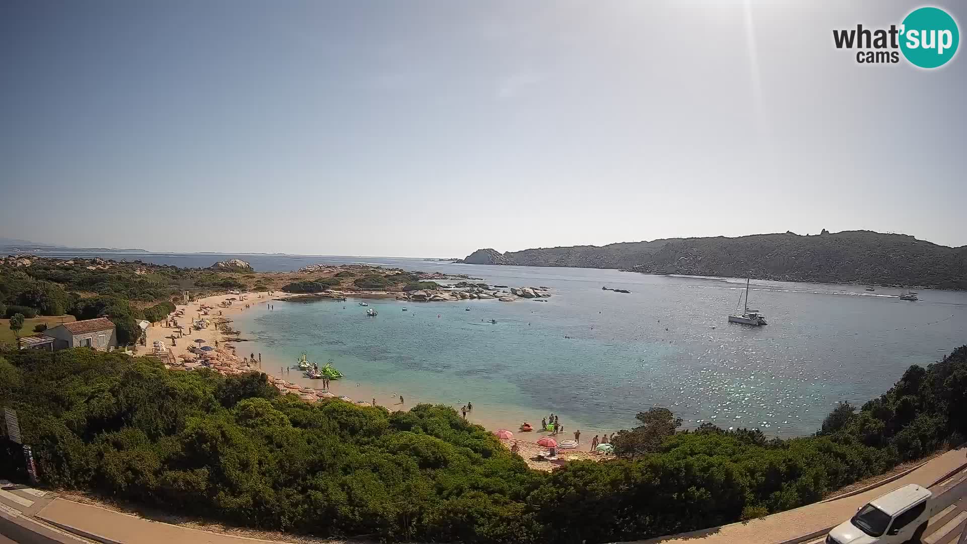 Spletna kamera Rena di Levante – Pogled v živo na Capo Testa