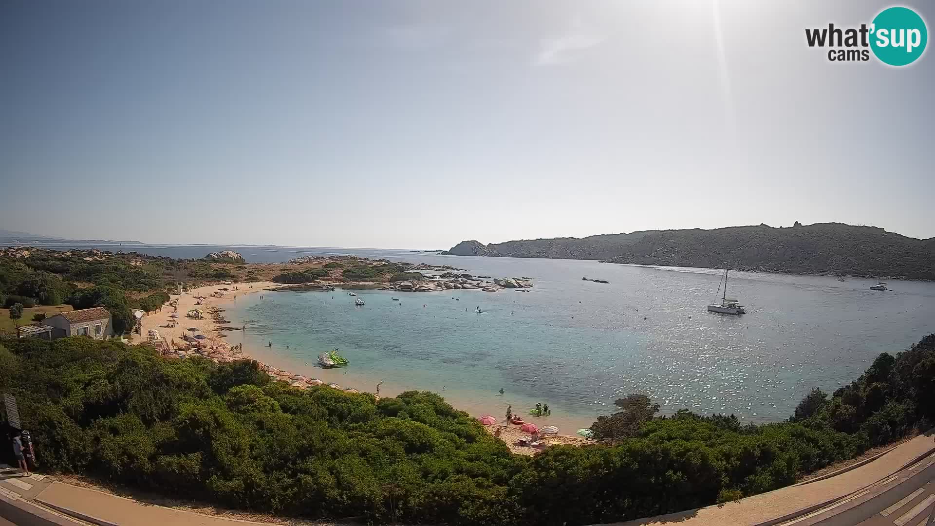 Webcam Rena di Levante – Live View from Capo Testa