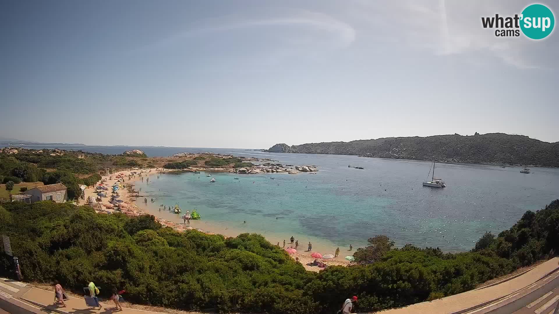 Webcam Rena di Levante – Live View from Capo Testa