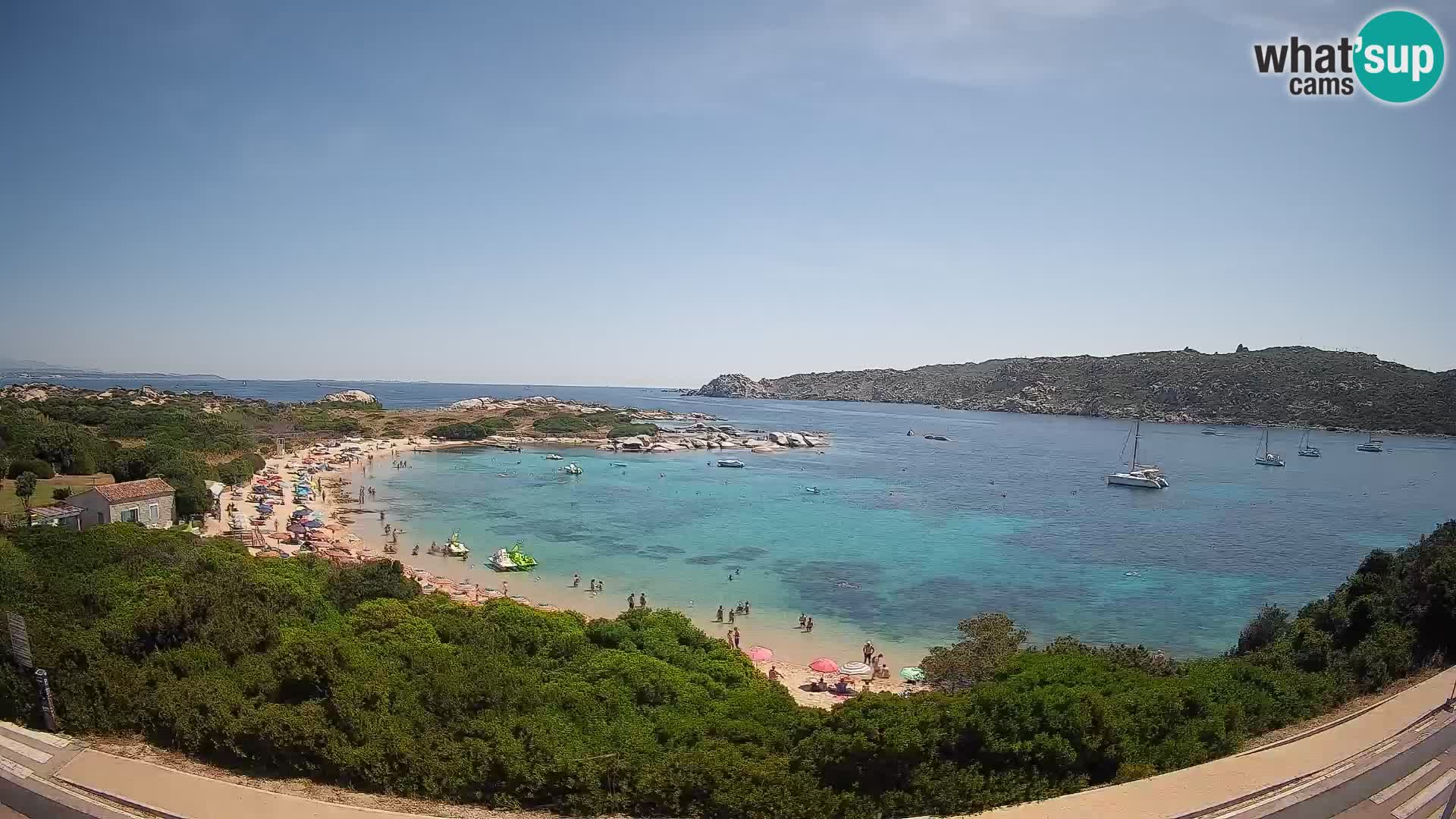 Webcam Rena di Levante – Live View from Capo Testa