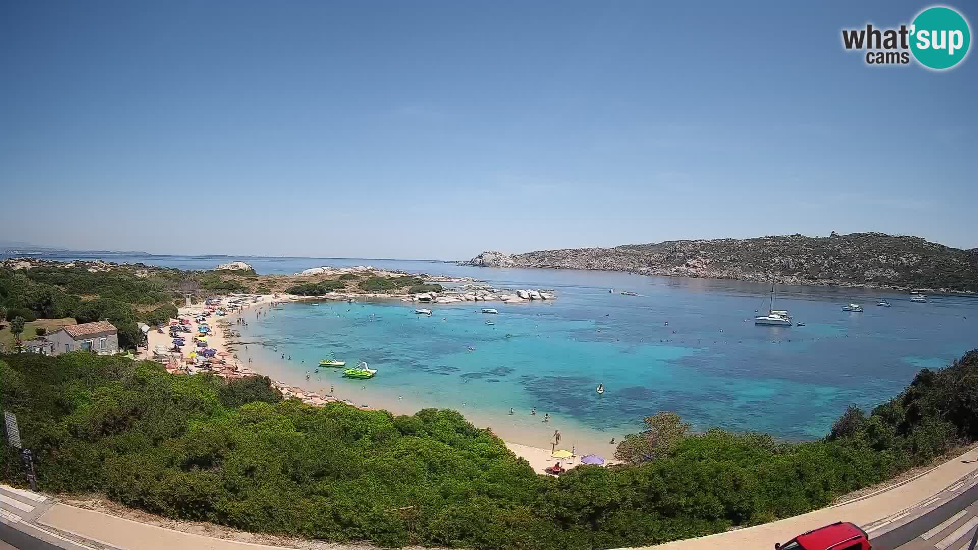 Spletna kamera Rena di Levante – Pogled v živo na Capo Testa