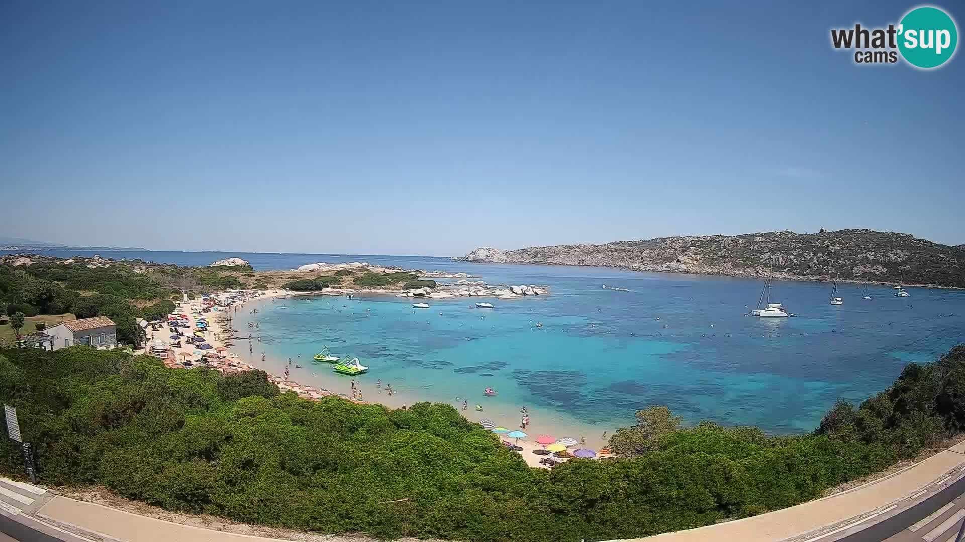 Webcam Rena di Levante – Live View from Capo Testa