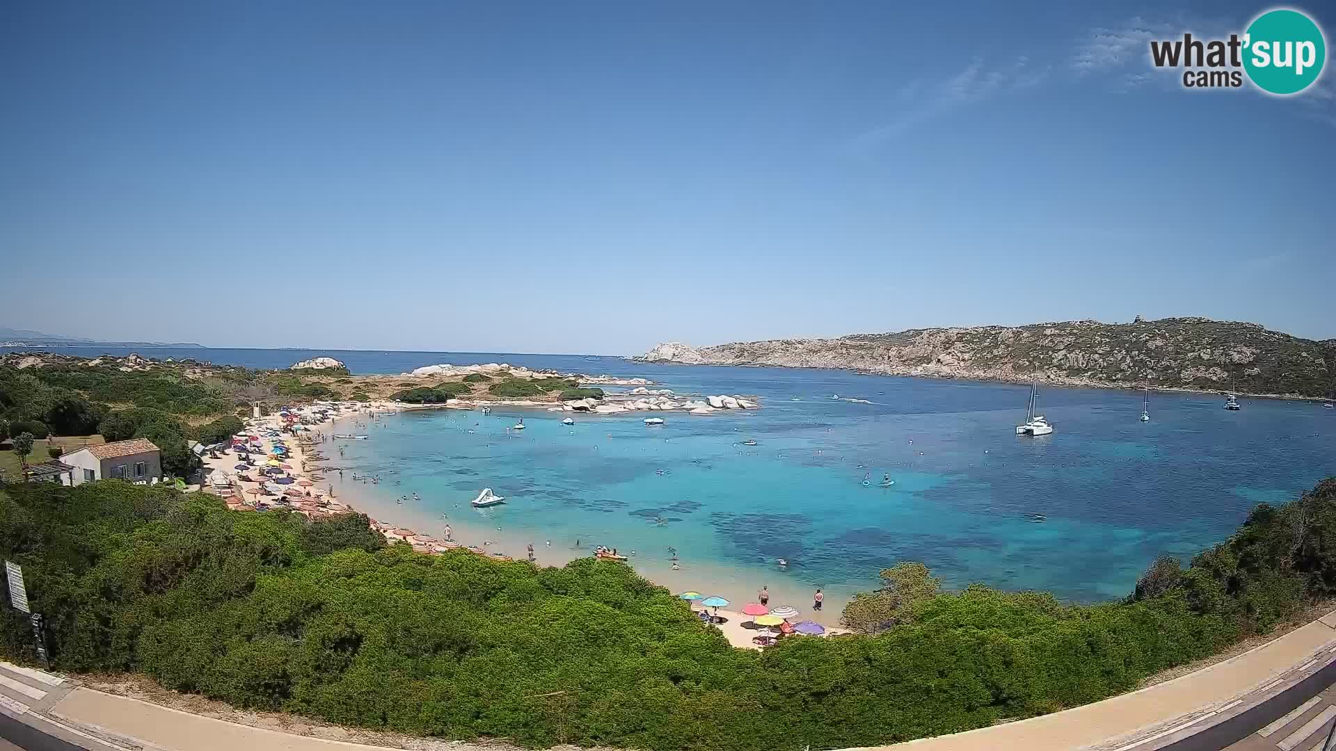 Webcam Rena di Levante – Live View from Capo Testa