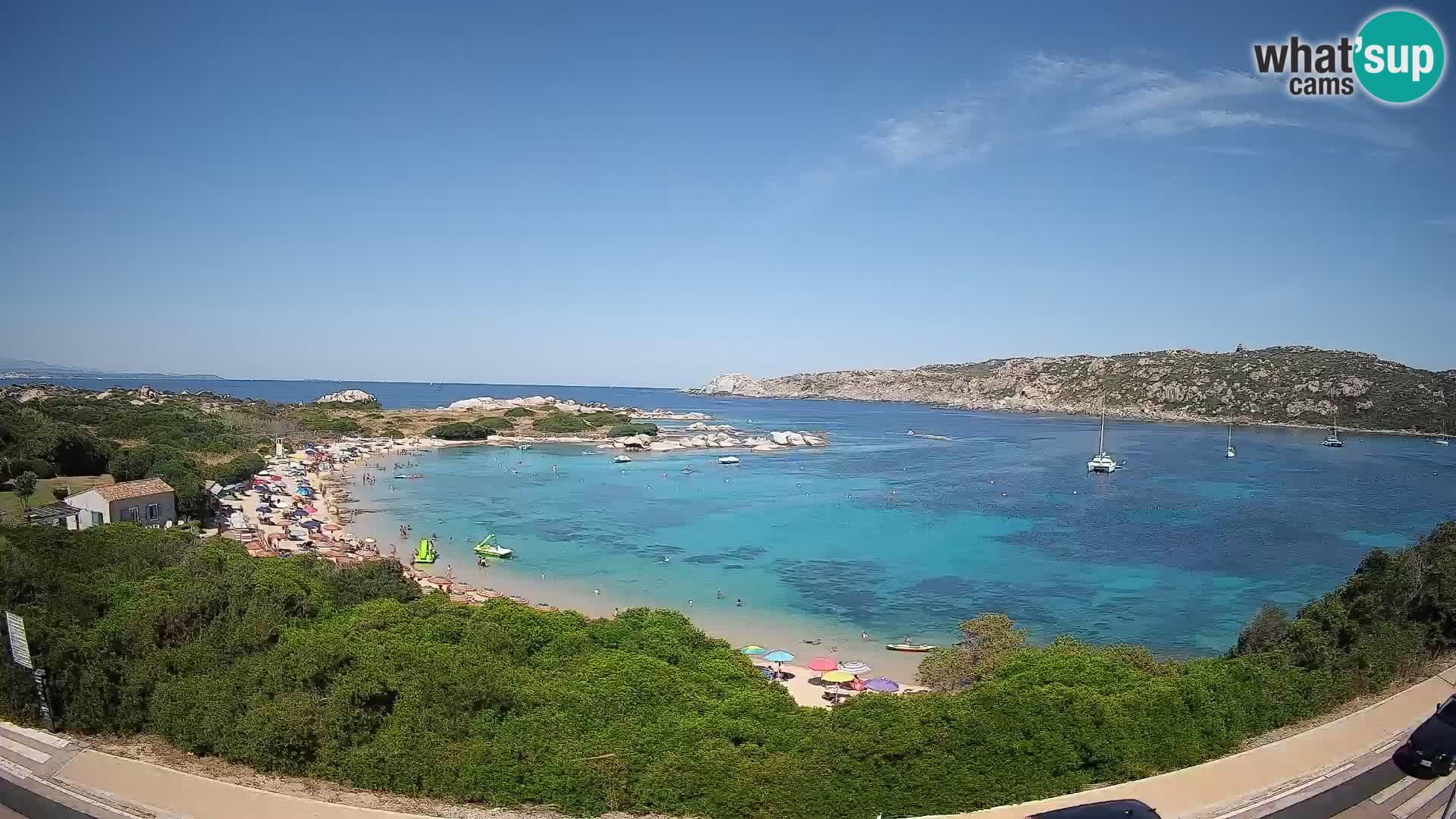 Spletna kamera Rena di Levante – Pogled v živo na Capo Testa