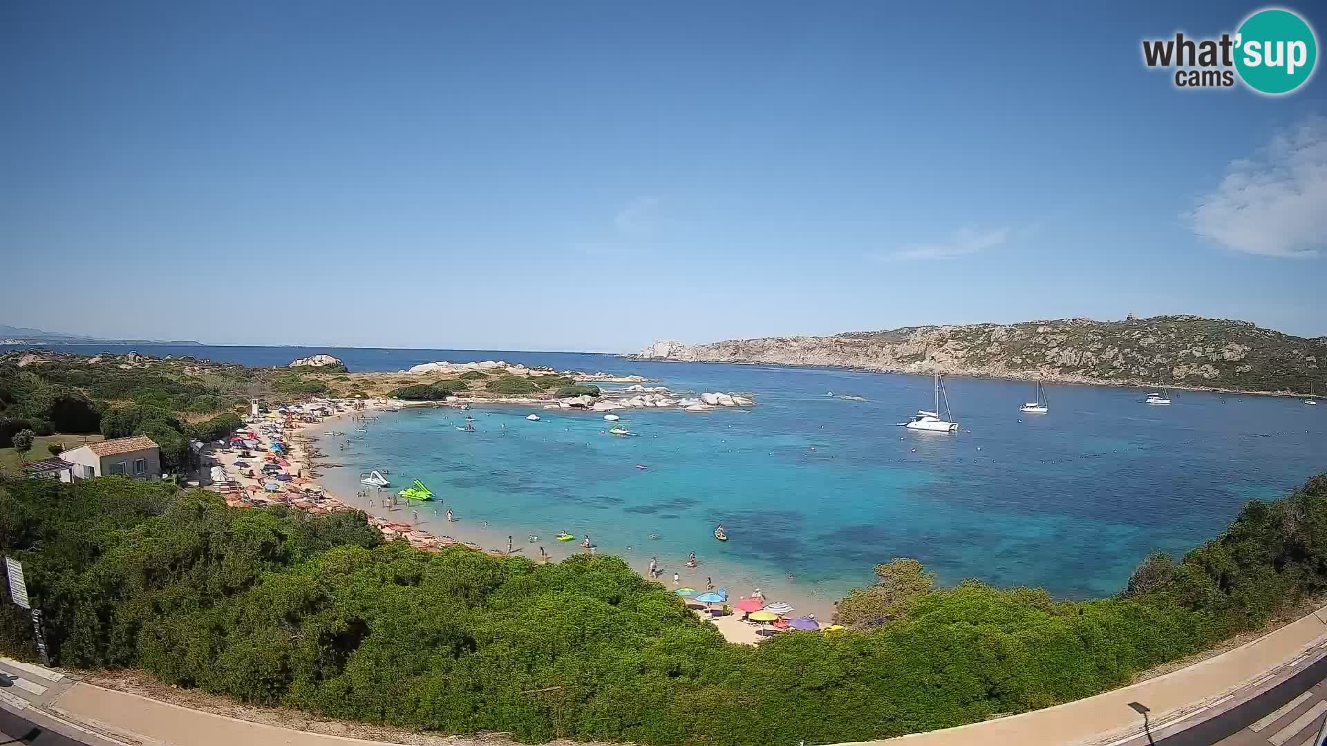 Webcam Rena di Levante – Live View from Capo Testa