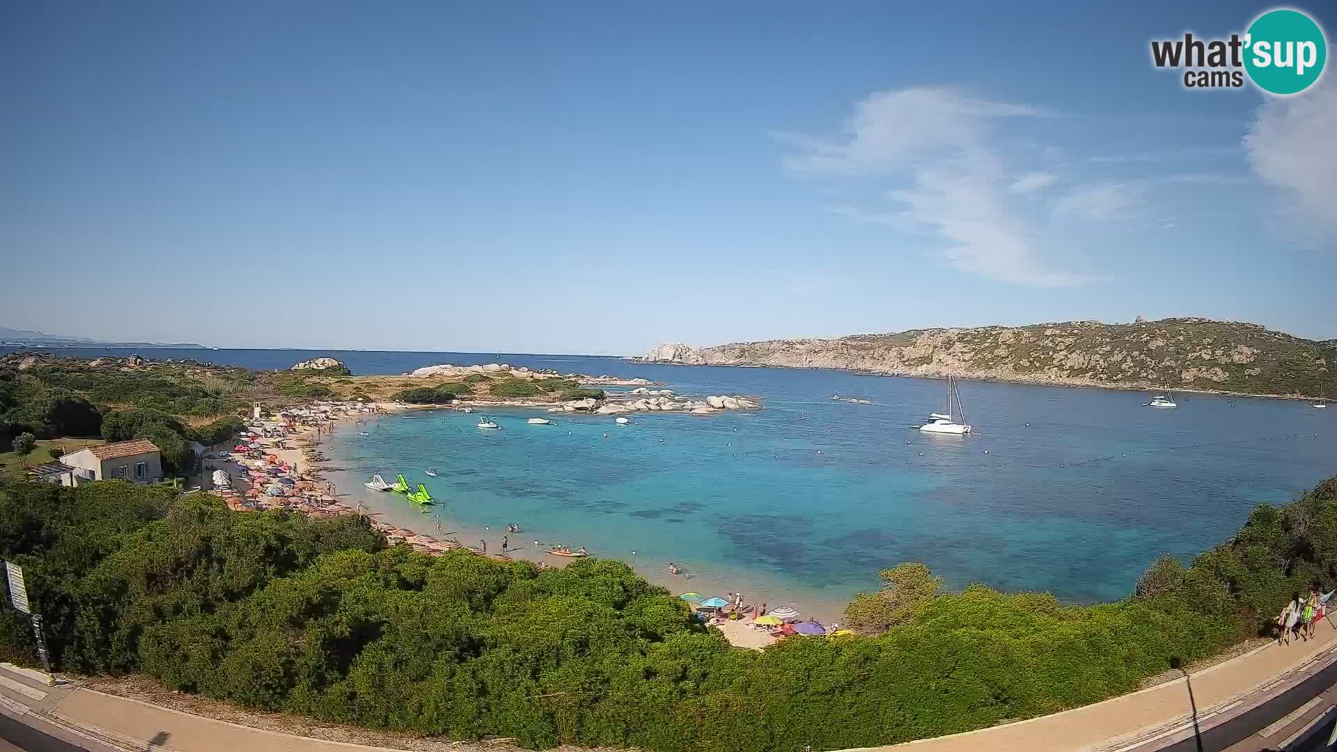 Webcam Rena di Levante – Live View from Capo Testa