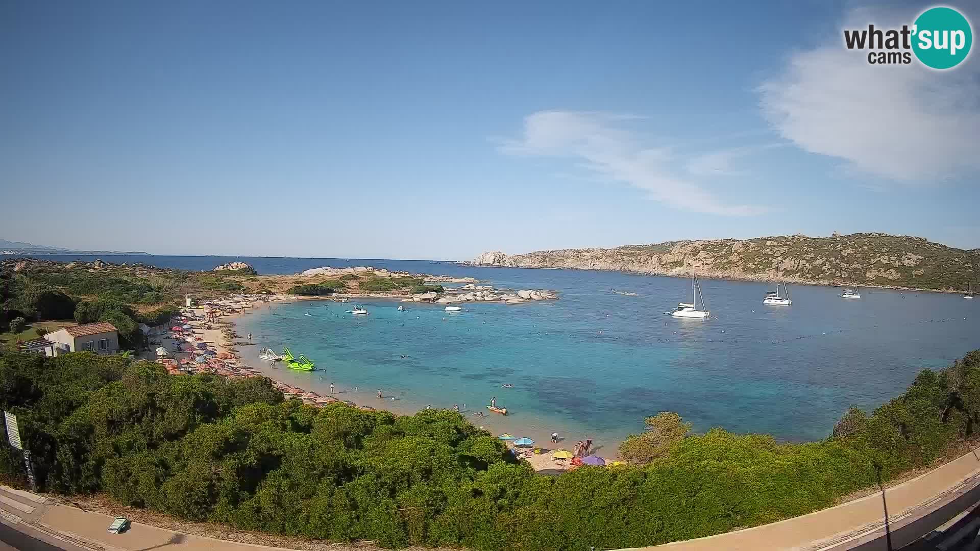 Webcam Rena di Levante – Live View from Capo Testa