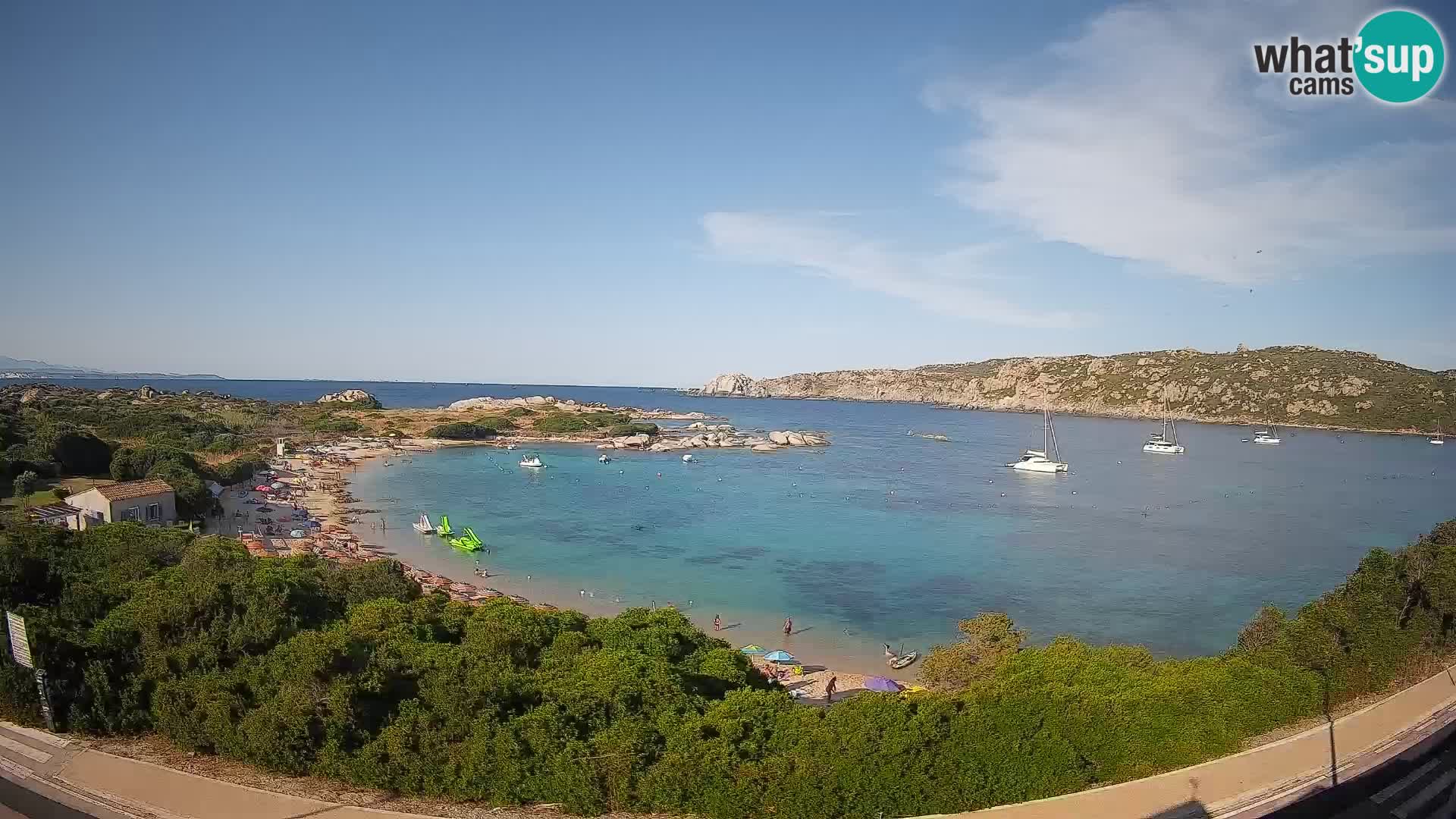 Spletna kamera Rena di Levante – Pogled v živo na Capo Testa