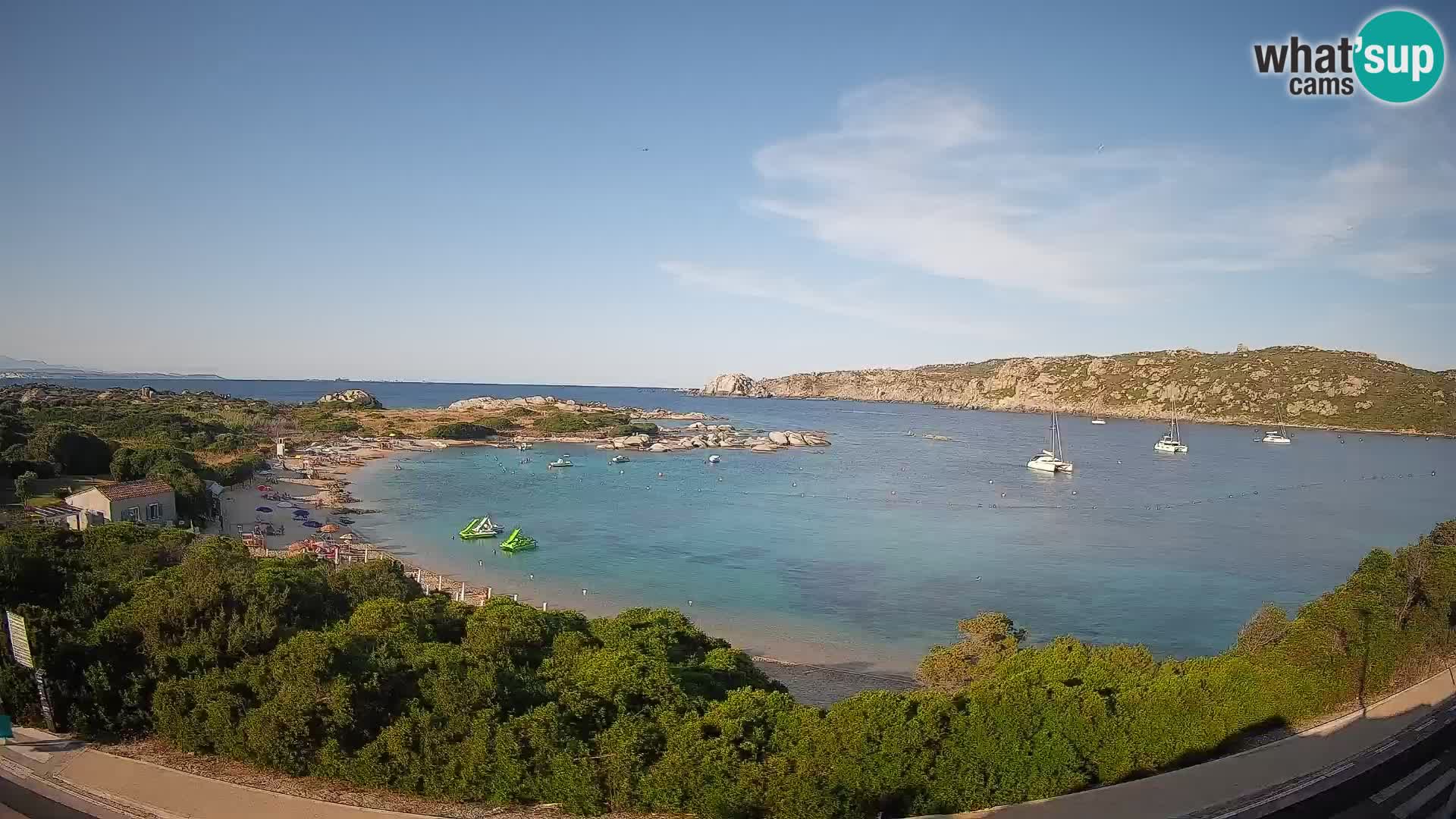 Webcam Rena di Levante – Live View from Capo Testa