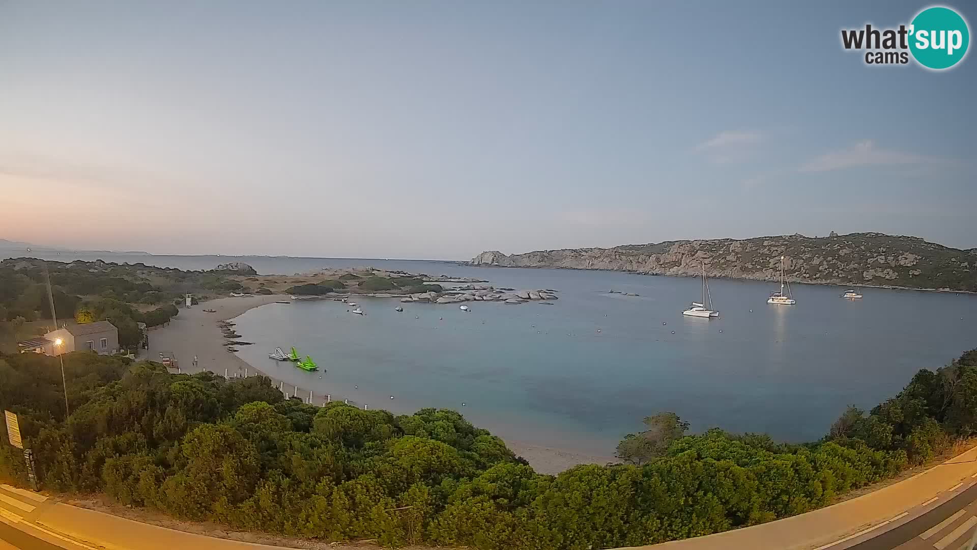 Webcam Rena di Levante – Live View from Capo Testa