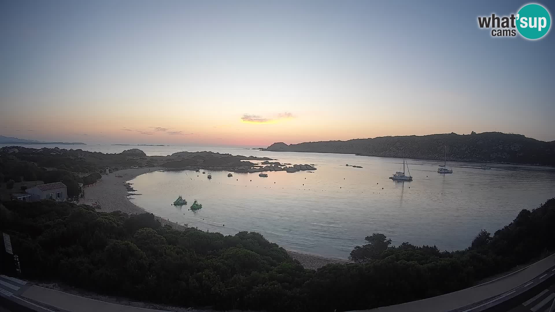 Web kamera Rena di Levante – Pogled uživo s Capo Testa