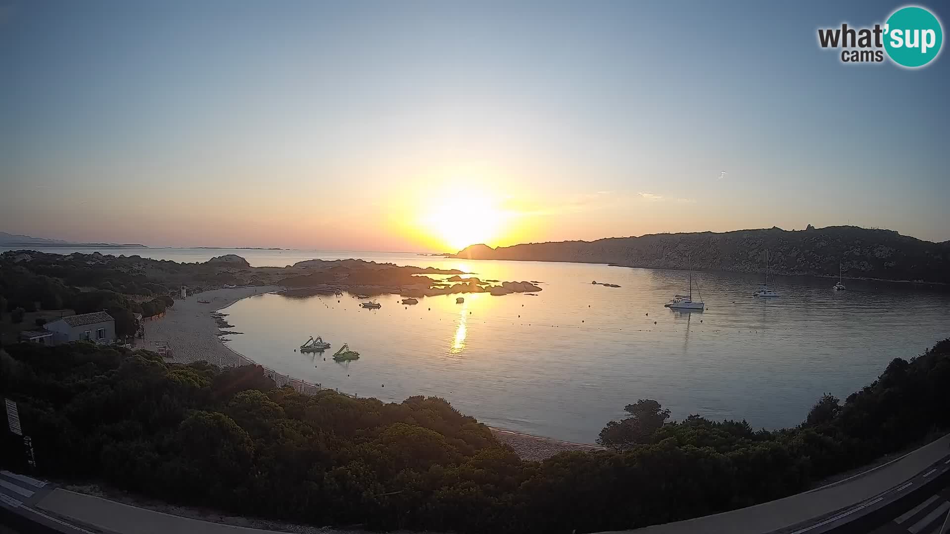 Webcam Rena di Levante – Live View from Capo Testa