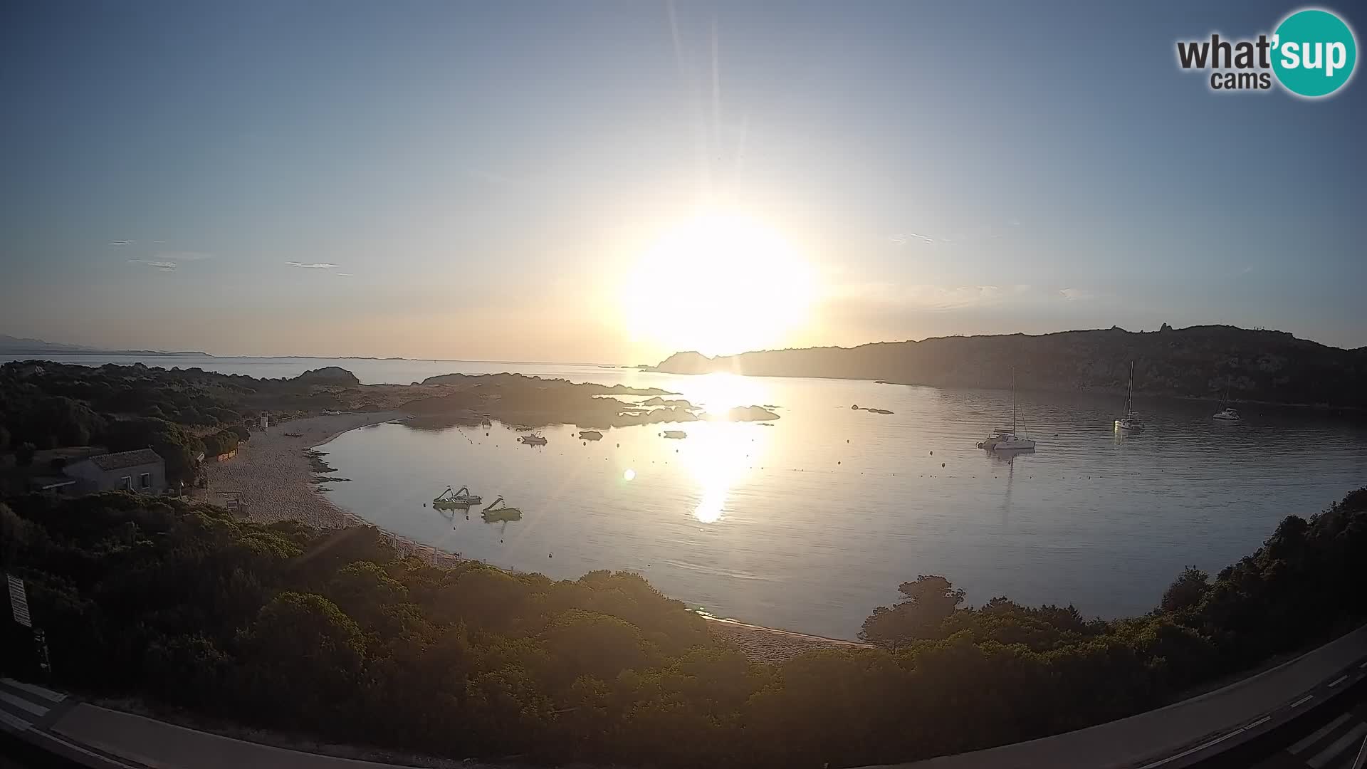 Webcam Rena di Levante – Live View from Capo Testa