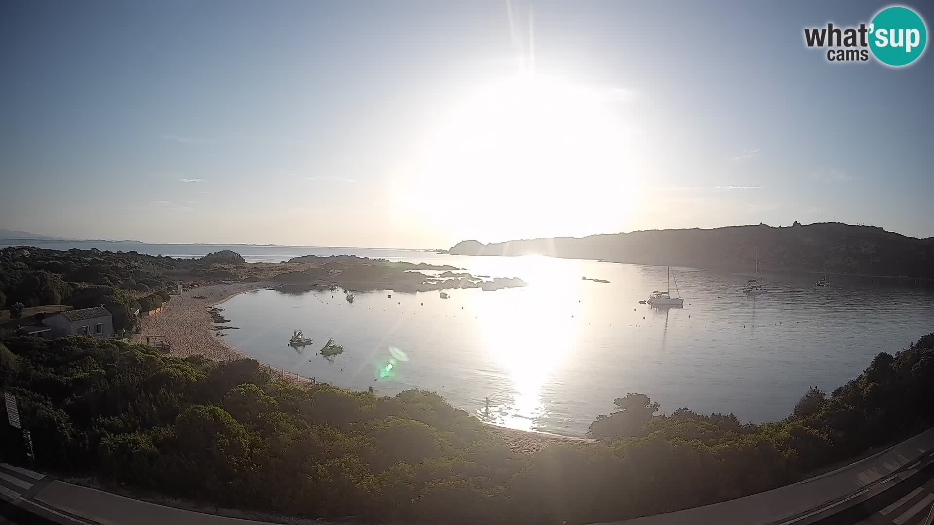 Webcam Rena di Levante – Live View from Capo Testa