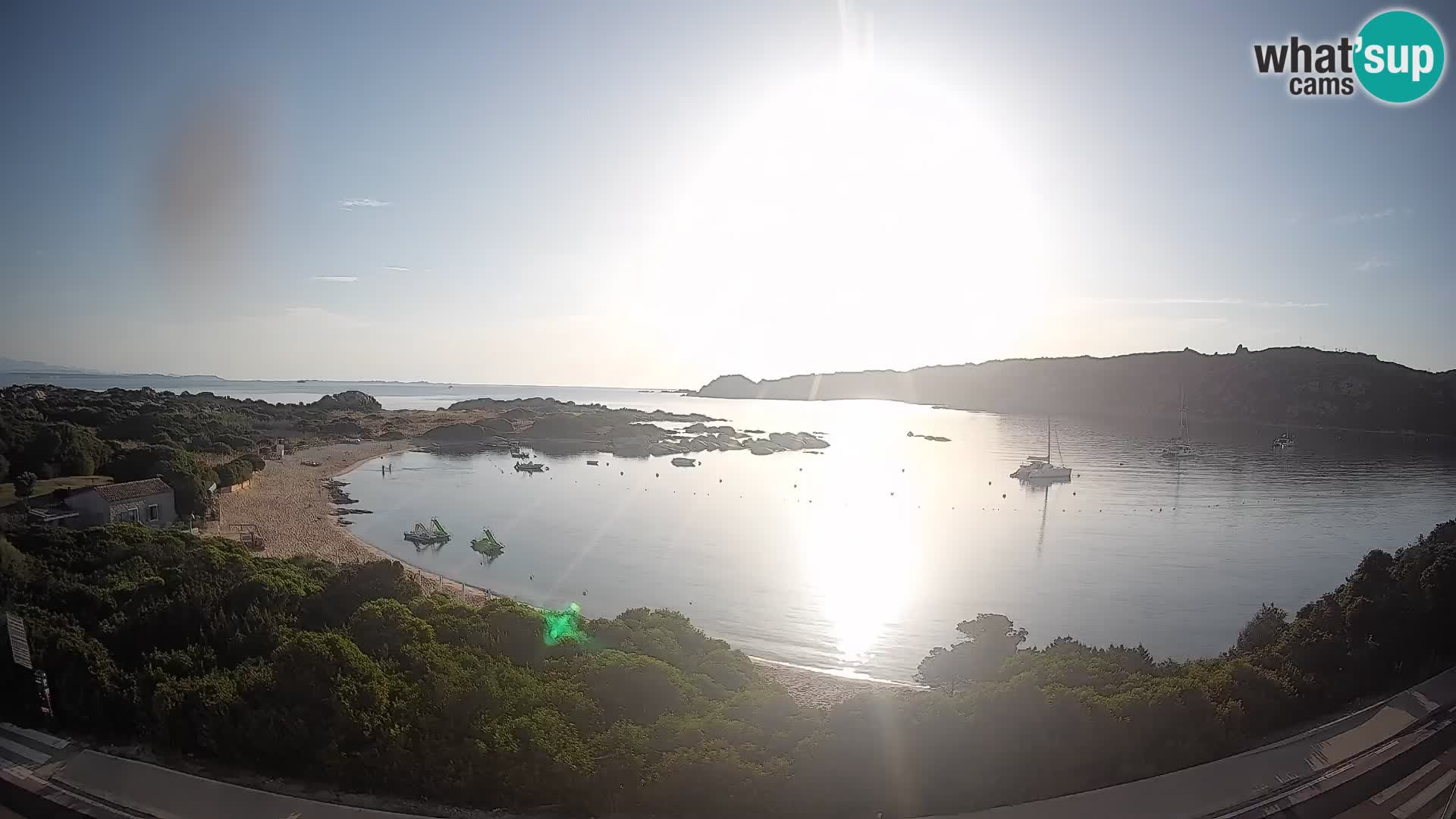 Webcam Rena di Levante – Live View from Capo Testa