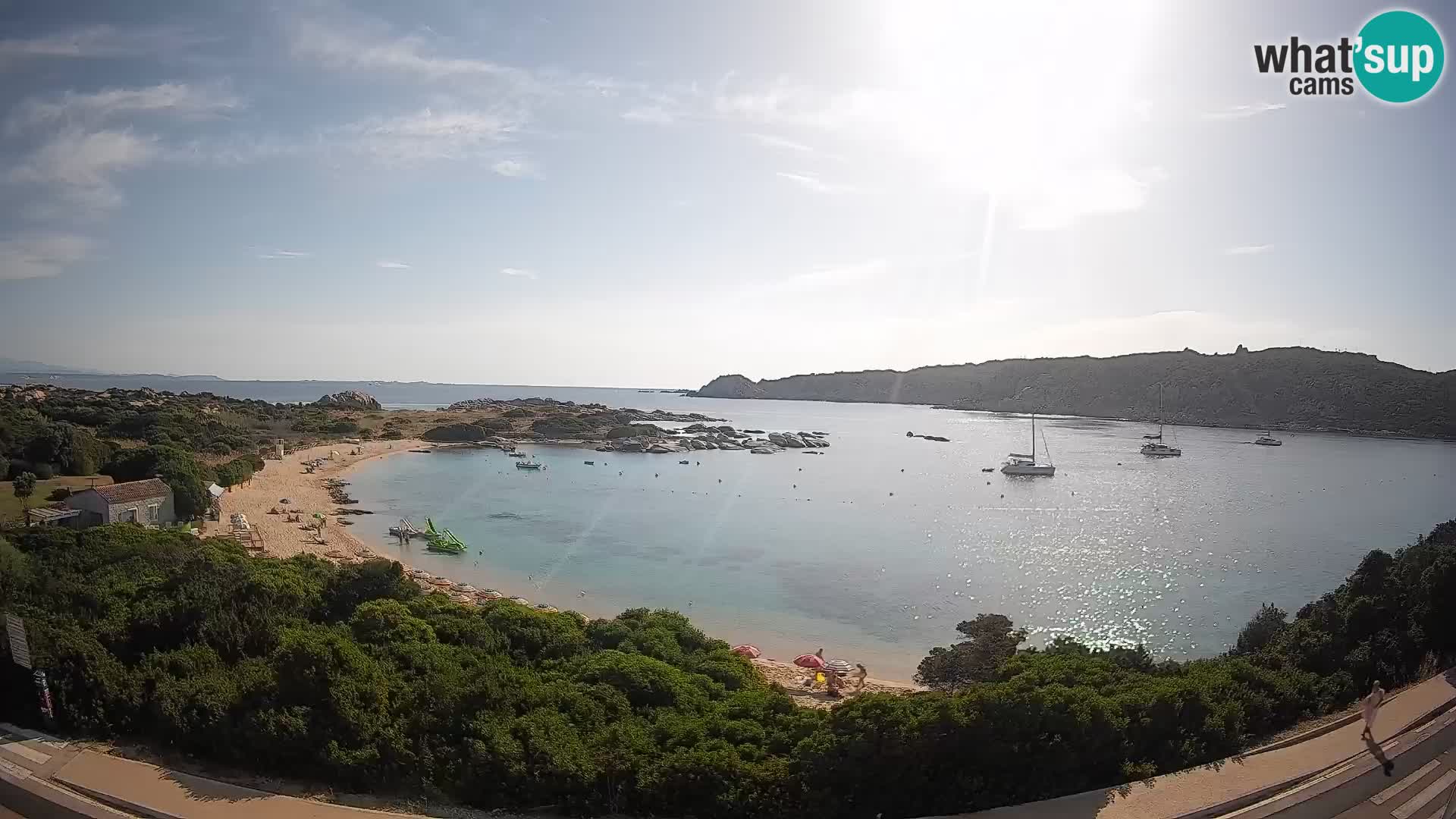 Webcam Rena di Levante – Live View from Capo Testa