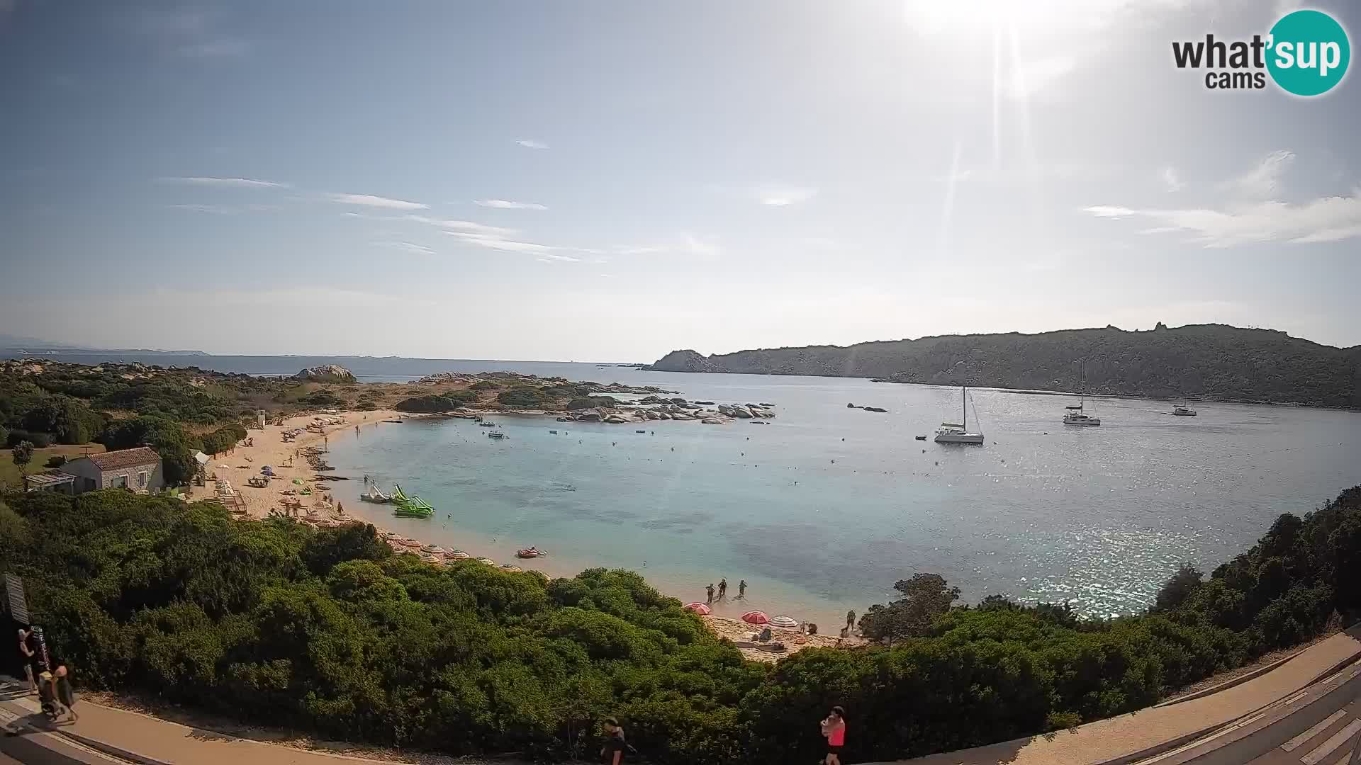 Webcam Rena di Levante – Live View from Capo Testa