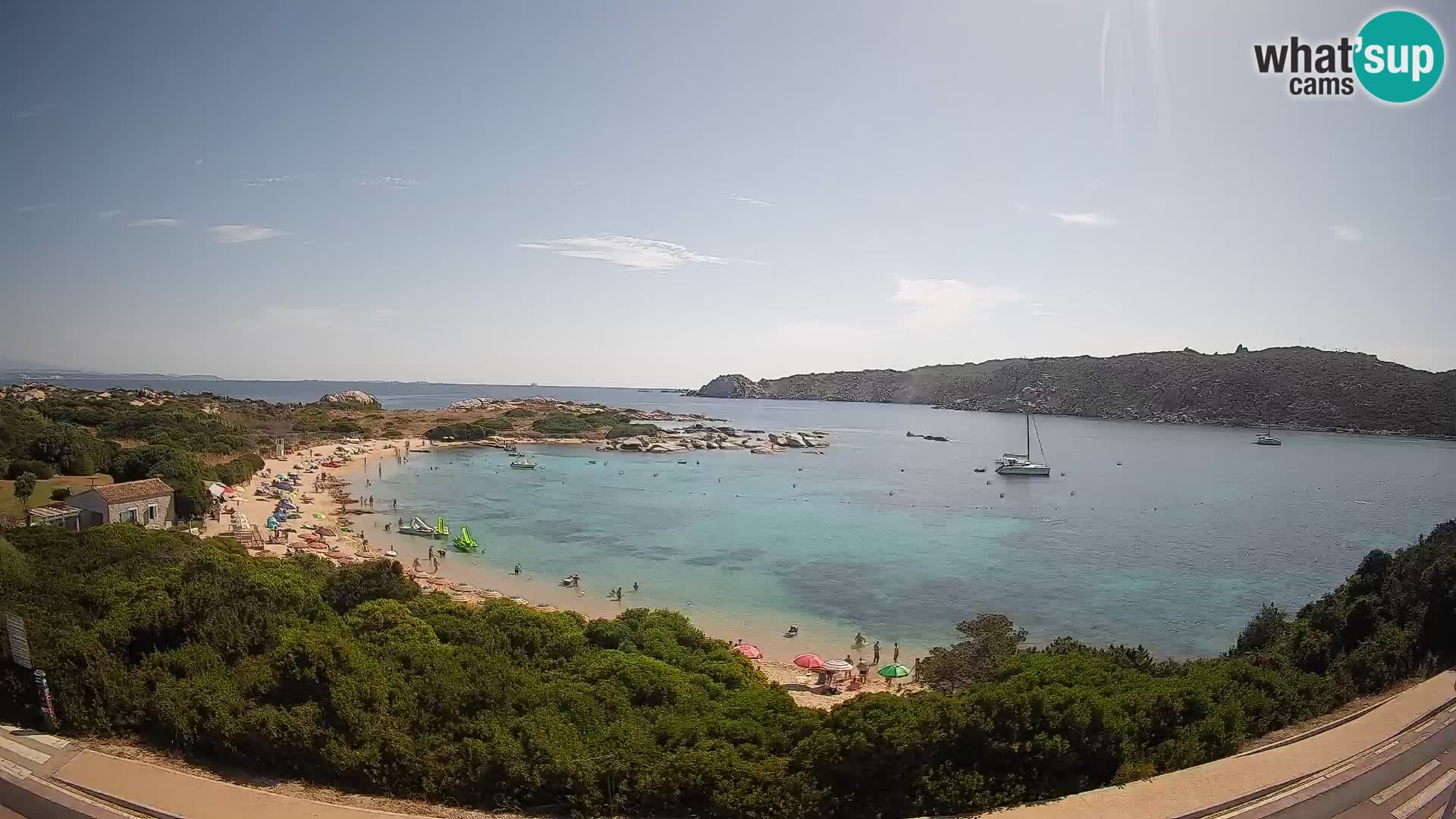Webcam Rena di Levante – Live View from Capo Testa