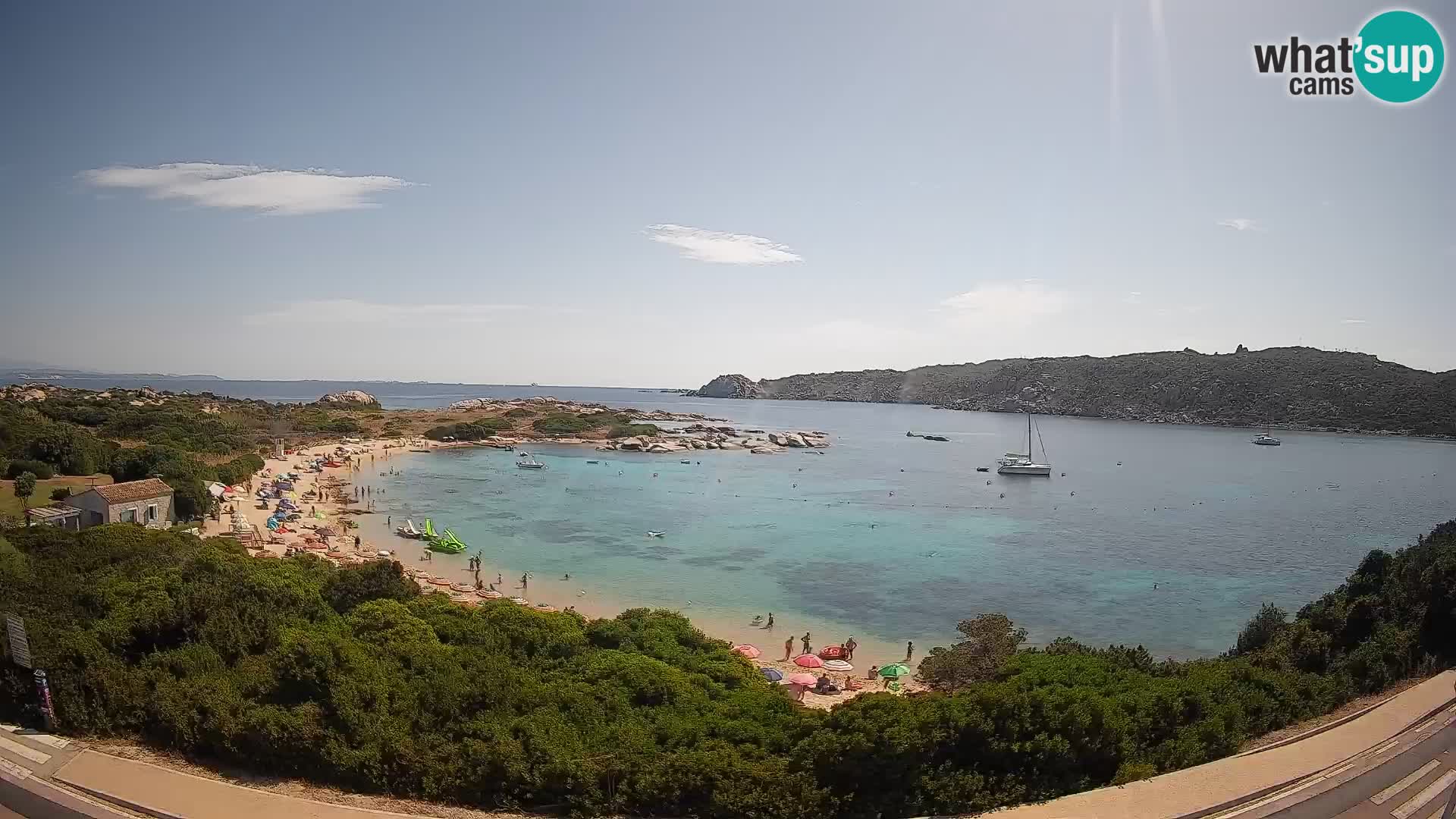 Webcam Rena di Levante – Live View from Capo Testa