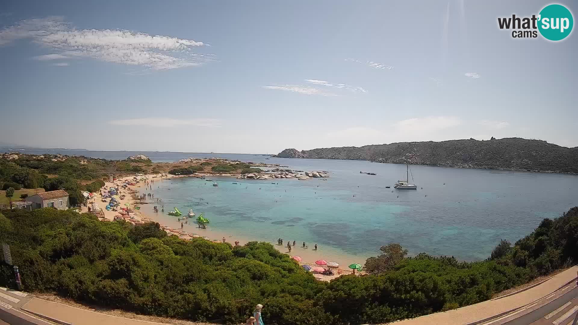 Webcam Rena di Levante – Live View from Capo Testa