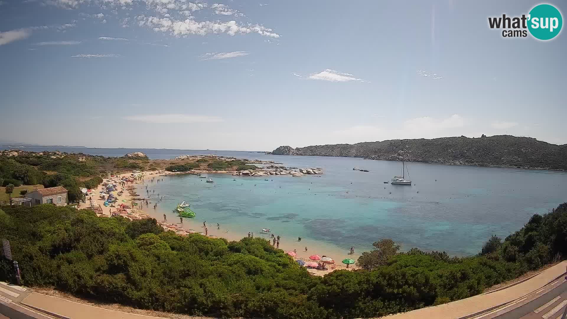 Webcam Rena di Levante – Live View from Capo Testa