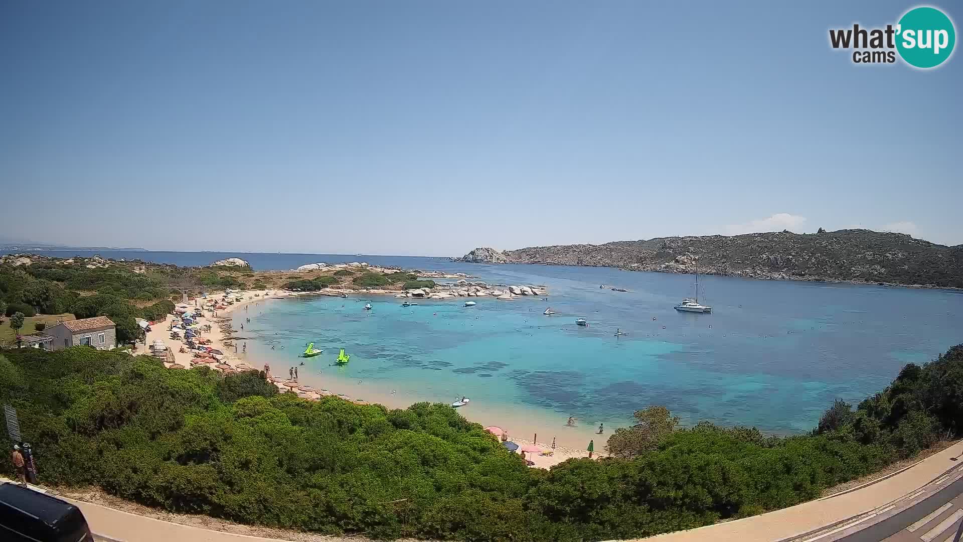 Webcam Rena di Levante – Live View from Capo Testa