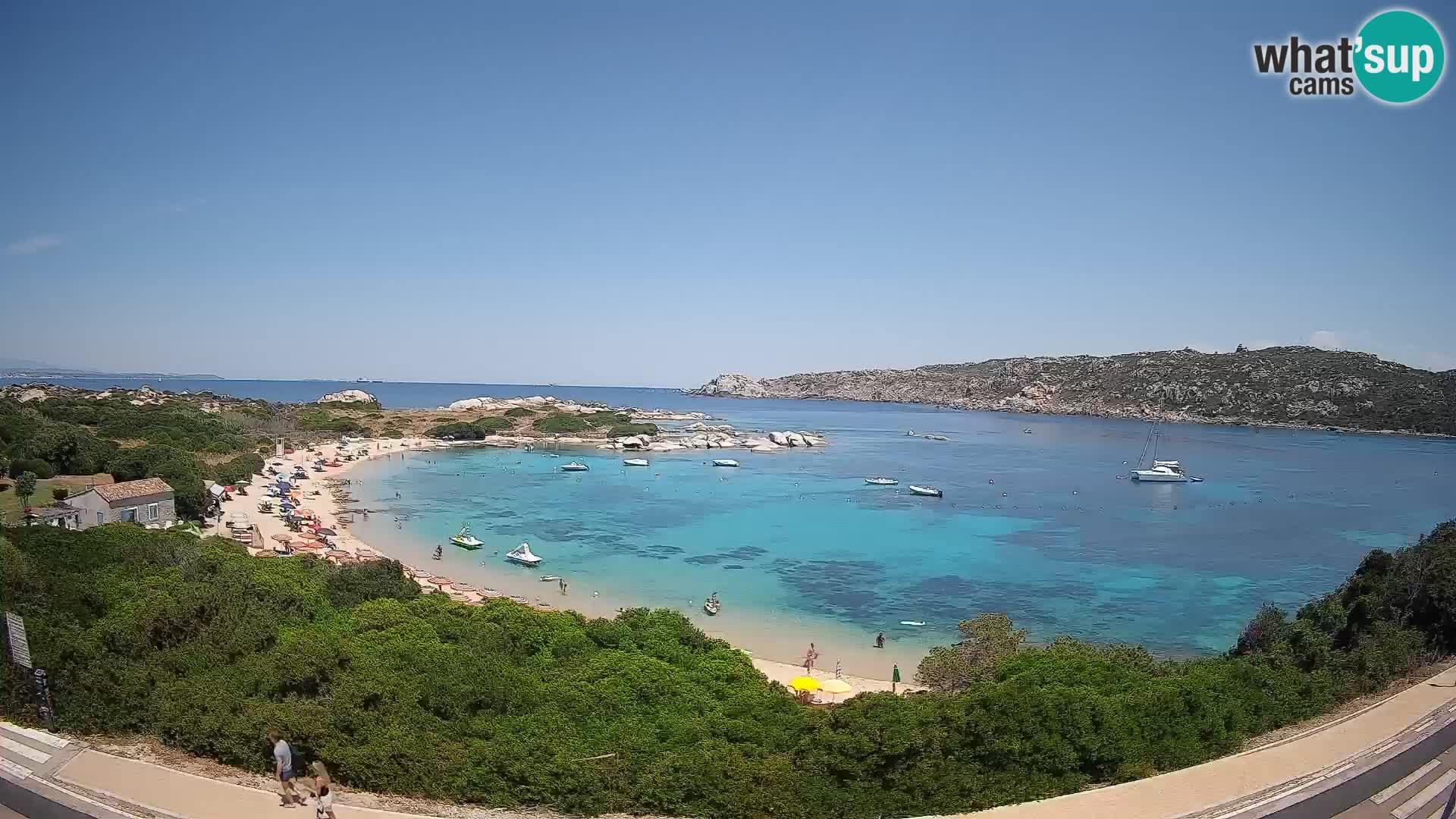 Spletna kamera Rena di Levante – Pogled v živo na Capo Testa