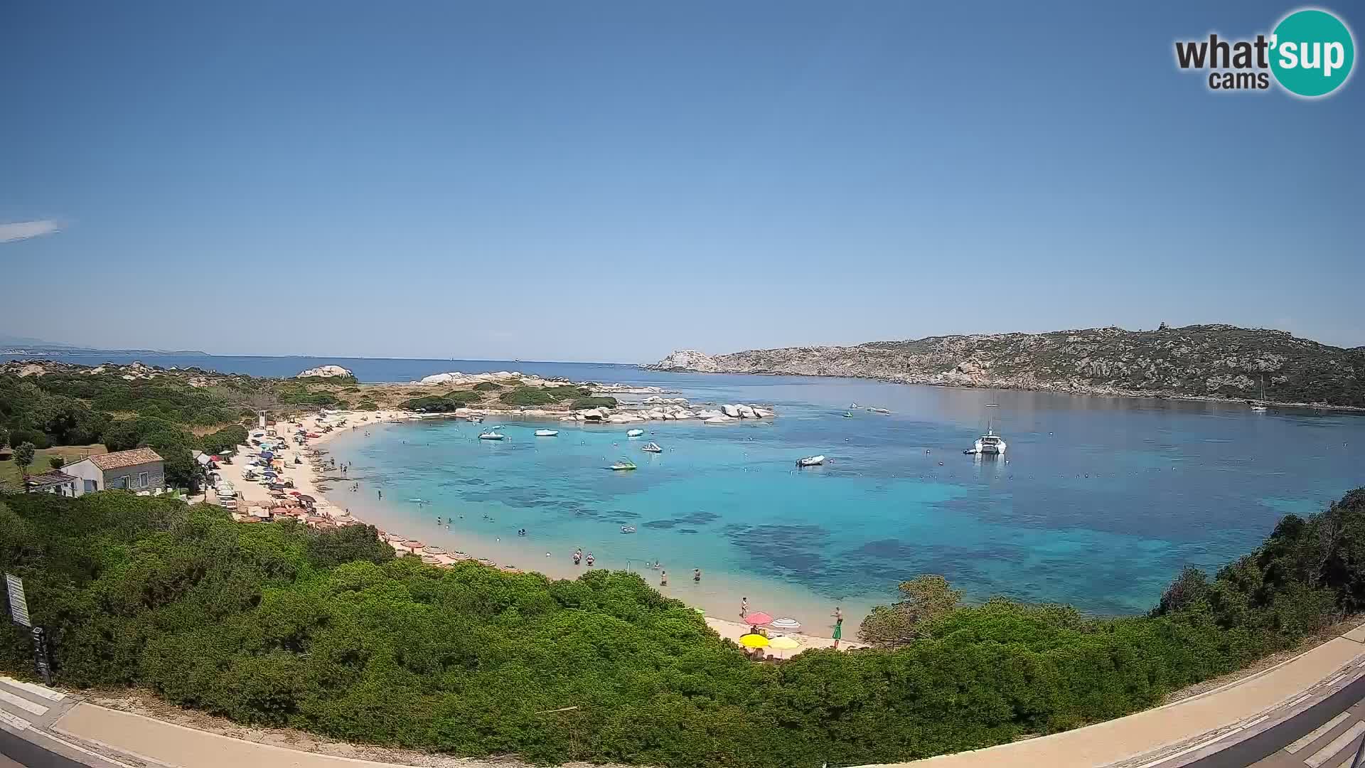 Spletna kamera Rena di Levante – Pogled v živo na Capo Testa