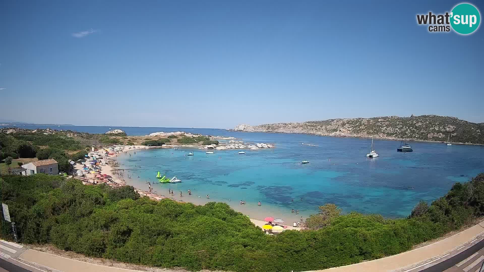 Webcam Rena di Levante – Live View from Capo Testa