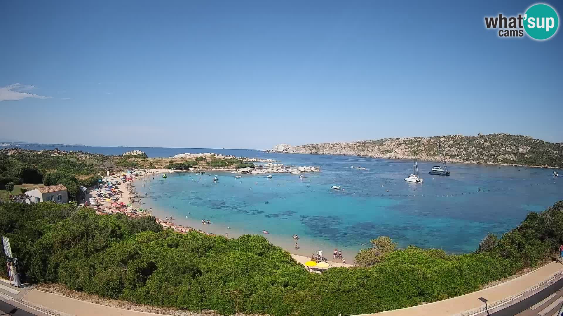 Spletna kamera Rena di Levante – Pogled v živo na Capo Testa