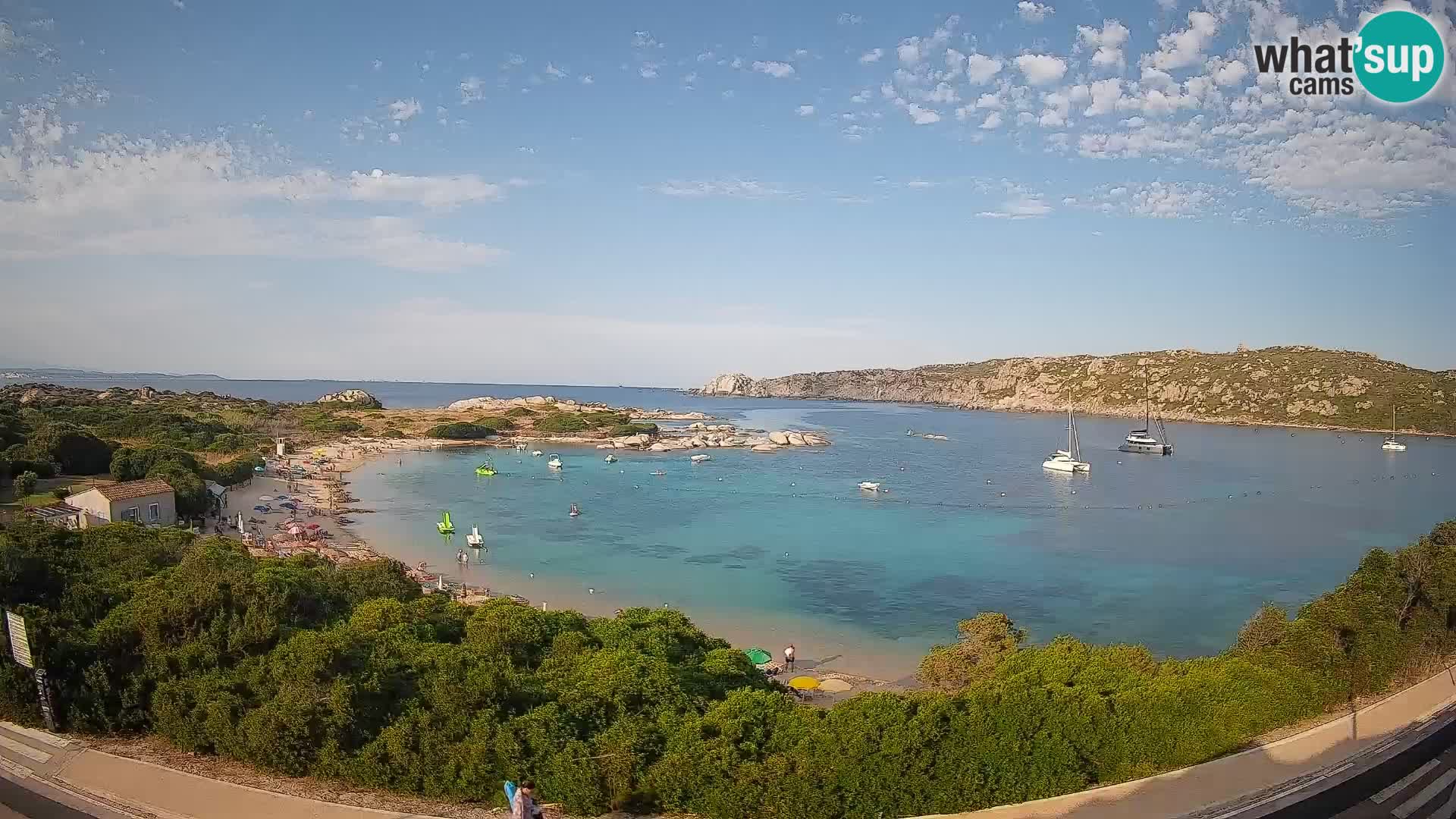 Webcam Rena di Levante – Live View from Capo Testa