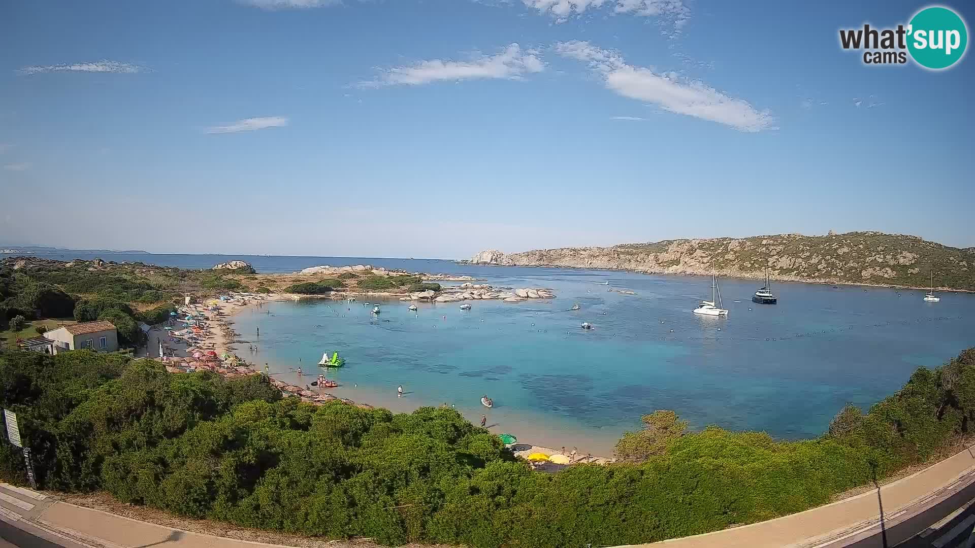 Spletna kamera Rena di Levante – Pogled v živo na Capo Testa