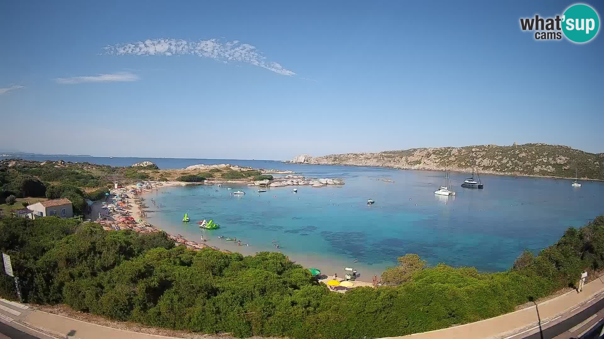 Webcam Rena di Levante – Live View from Capo Testa