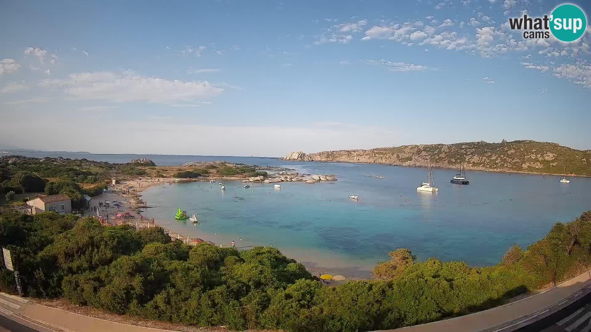 Webcam Rena di Levante – Live View from Capo Testa