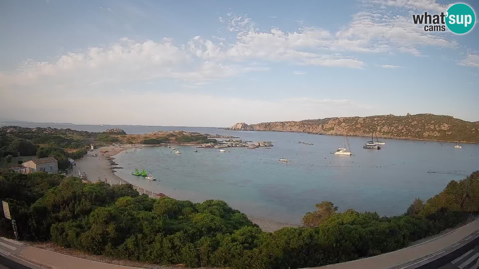 Webcam Rena di Levante – Live View from Capo Testa