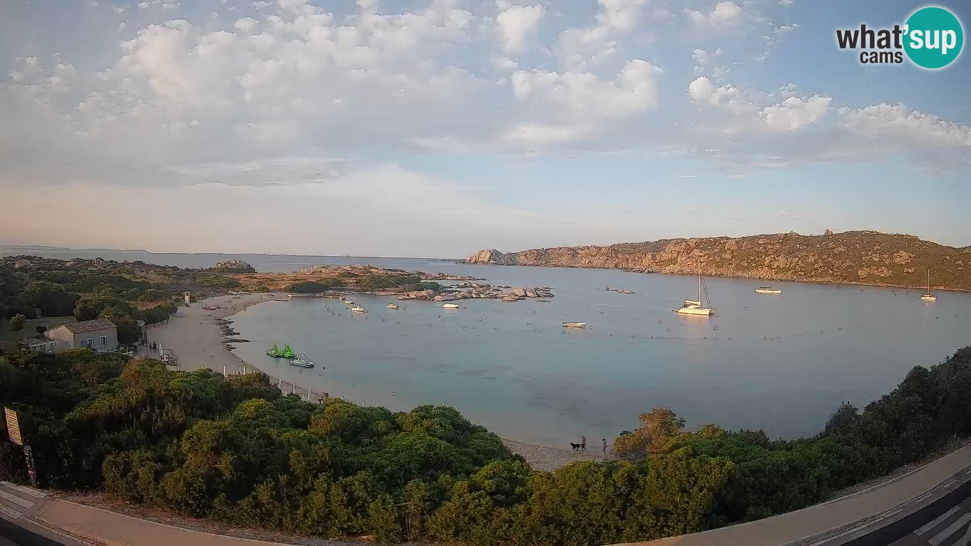 Webcam Rena di Levante – Live View from Capo Testa
